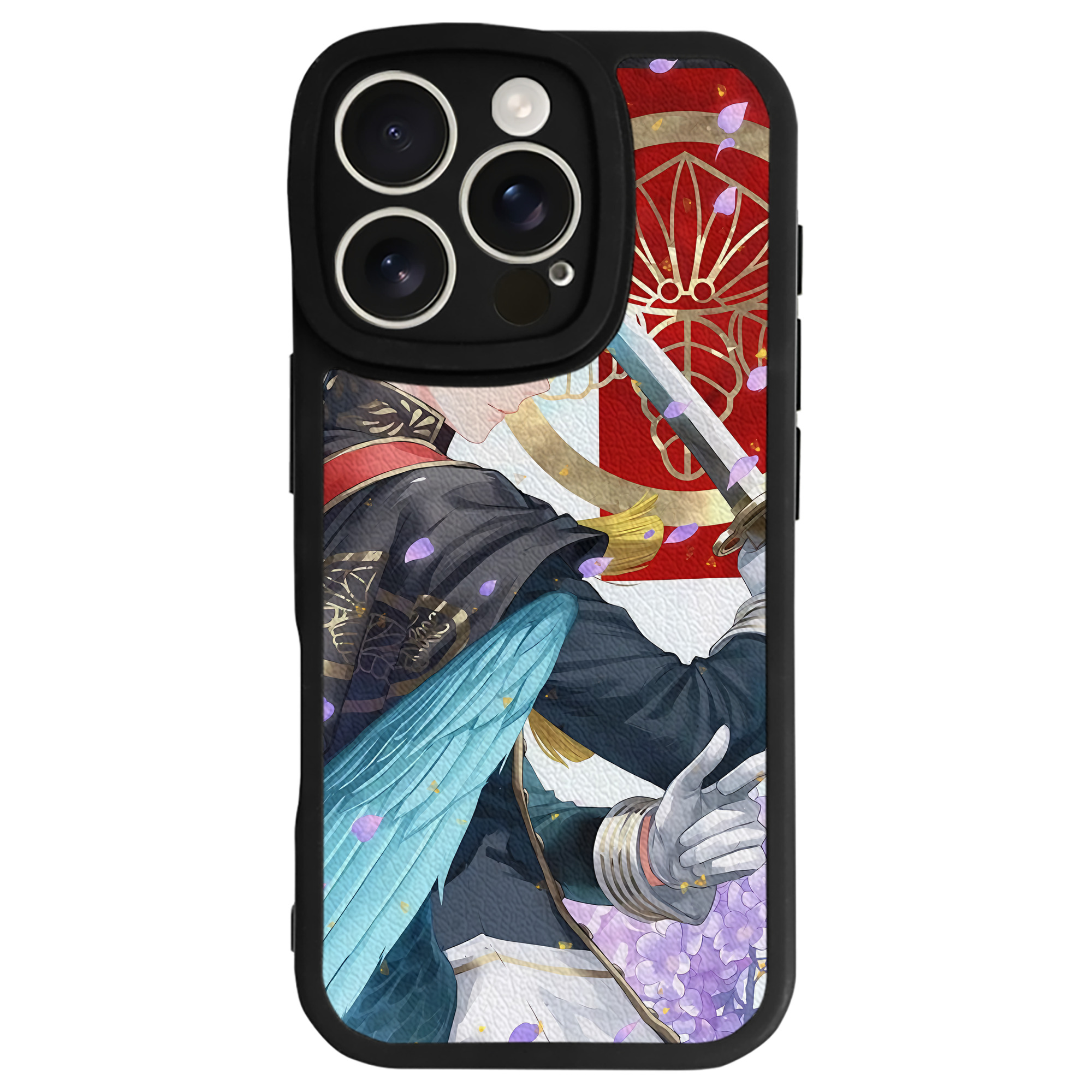 （画像用） 刀剣乱舞 Touken Ranbu 【iPhone 16シリーズ対応】シリコンスマホケース（レザー調） 材質：シリコン